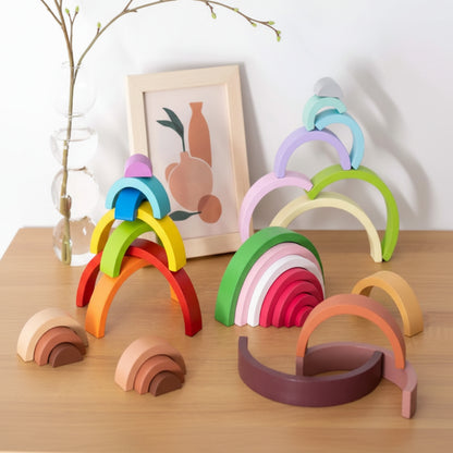 jeux montessori arc en ciel présentation