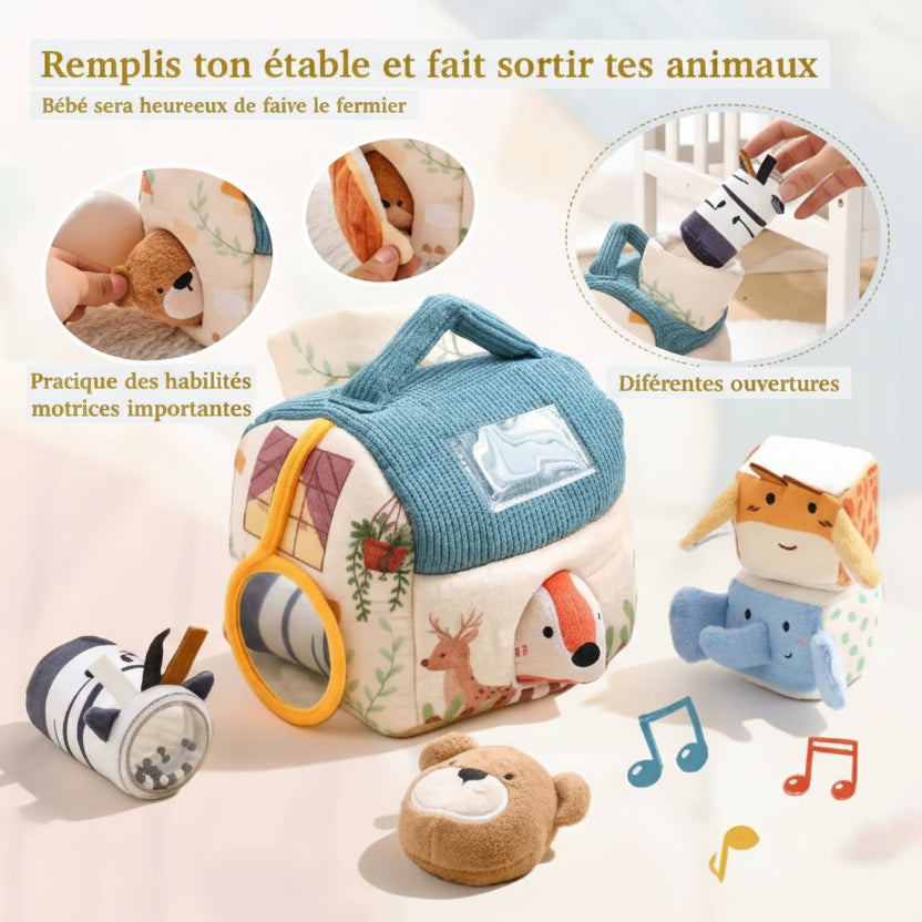 jeux montessori avec diverses activités