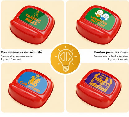 jeux montessori bus scolaire boutons