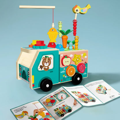 jeux montessori camion ferme avec mode emploi