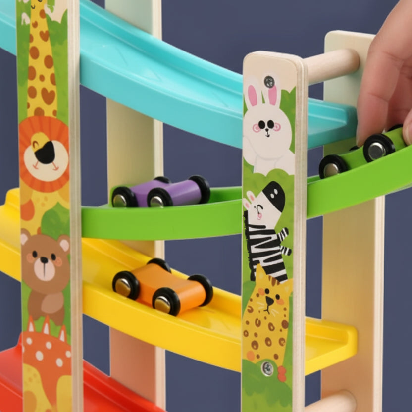 jeux montessori circuit voitures main adulte