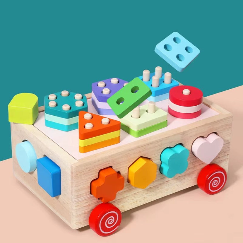 jeux montessori cube formes