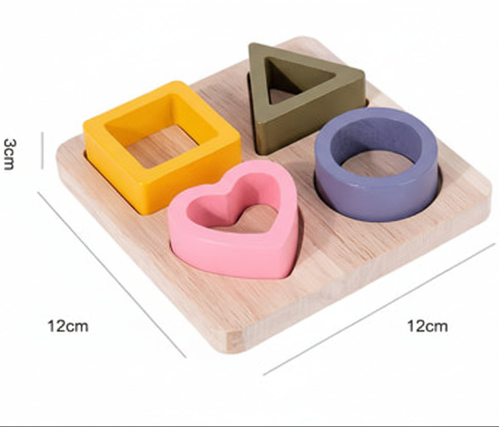 jeux montessori puzzle formes multic. carre