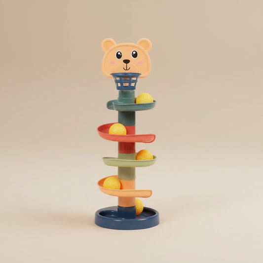 jeux montessori spirale balles