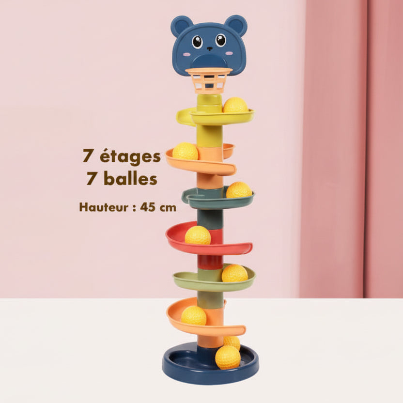 jouet bébé tour spirale taille 4