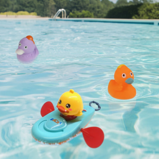 jouet de baignoire bébé canard kayak