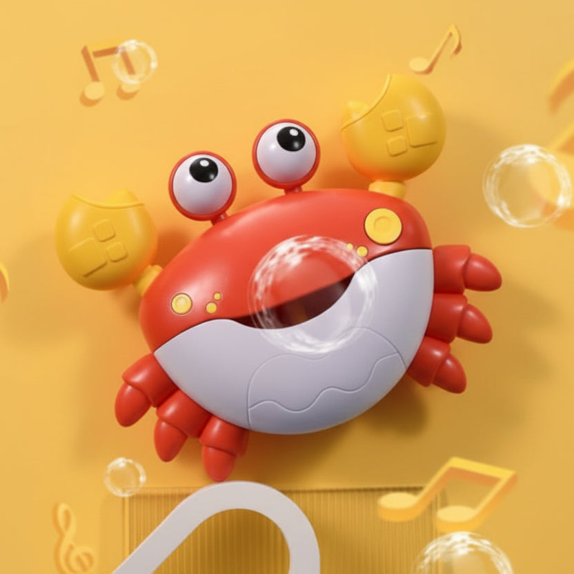 jouet de baignoire bébé crabe rouge musique