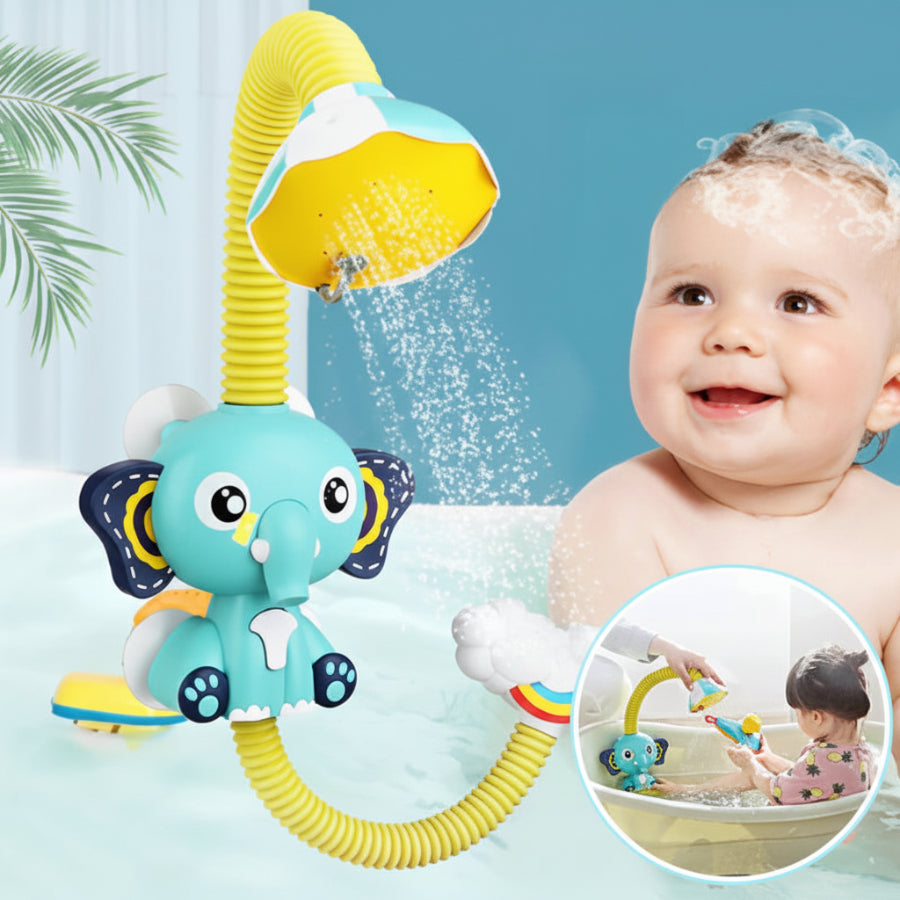 jouet de baignoirebebe enchante avec douche elephant