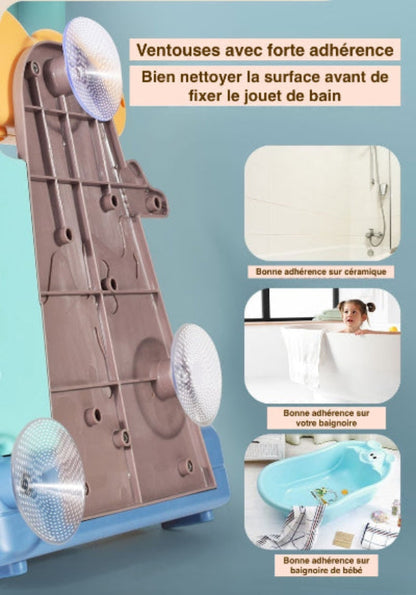 jouet de baignoire bébé explications adherence