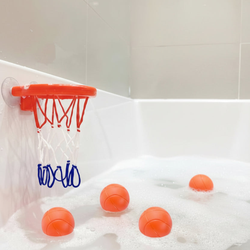 jouet de baignoire bébé panier de basket