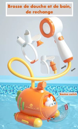 jouet de bain bébé brosse douche bain rechange