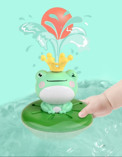 jouet de bain grenouille main bébé