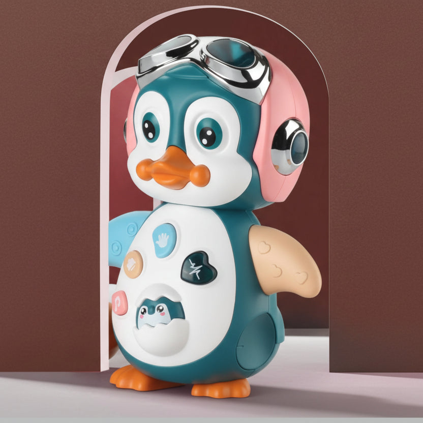 pingouin dans son carton