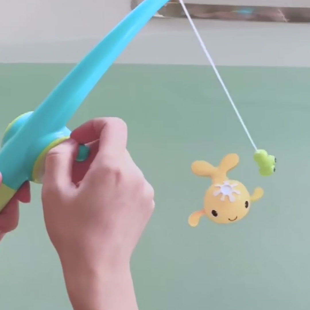 vidéo canne à pêche pour le bain