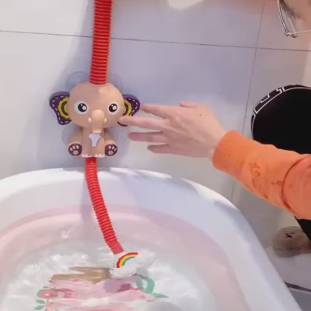 video baignoire éléphant utilisation