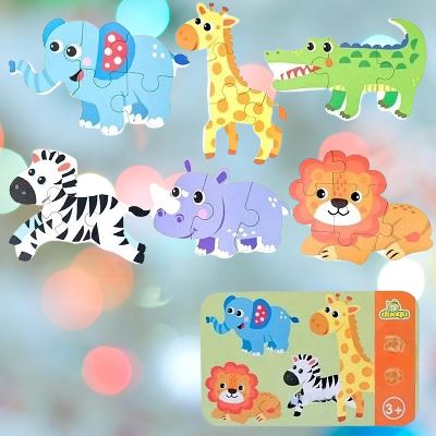 puzzle montessori animaux forêt