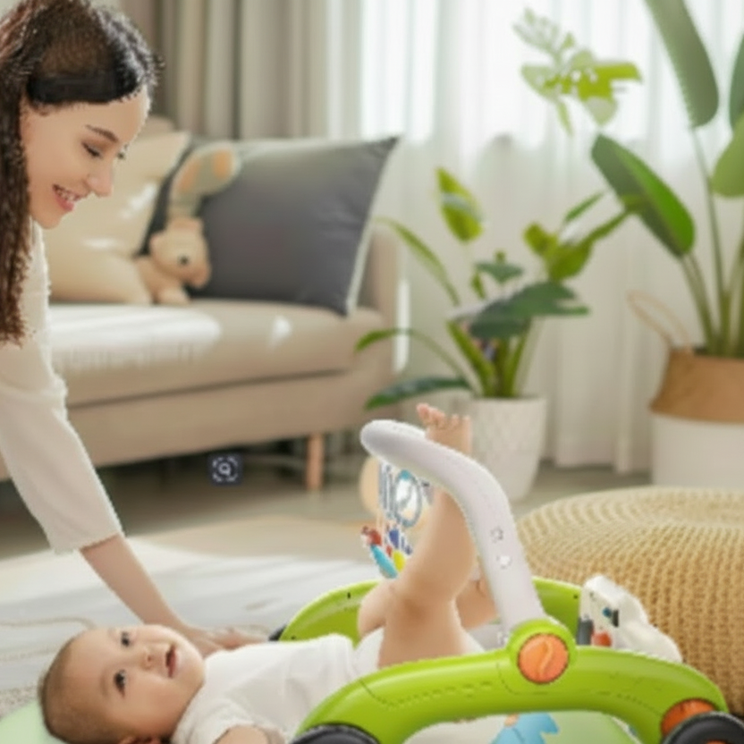 tapis-d éveil bébé happy time avec maman