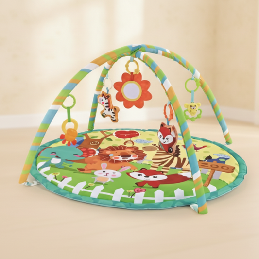 tapis d'éveil bébé tons verts