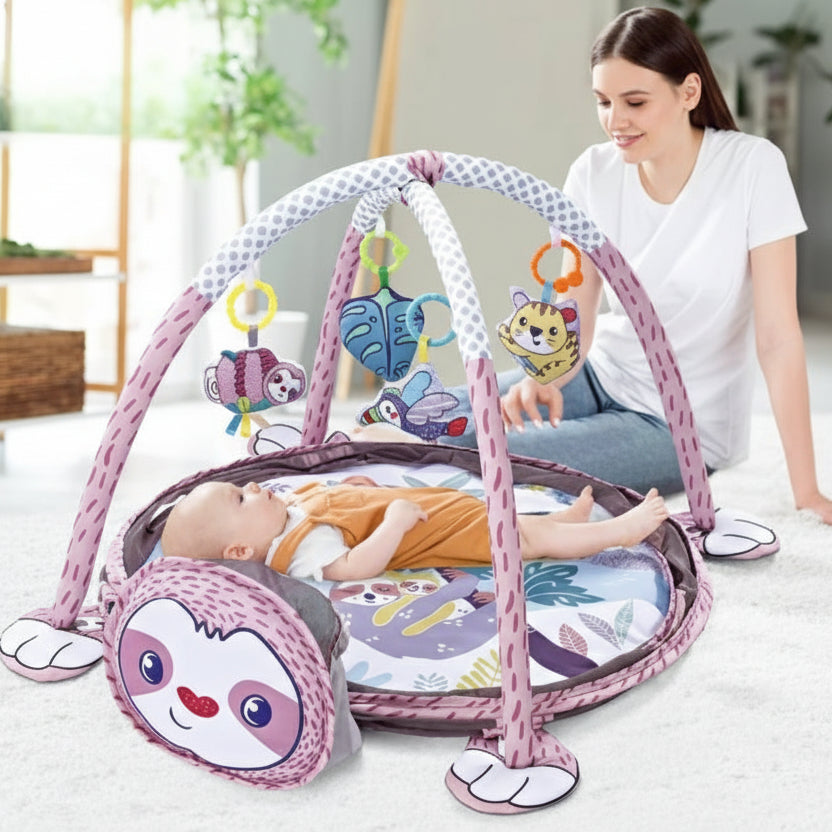 tapis éveil bébé avec maman