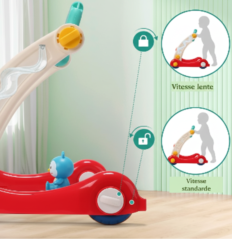 tapis éveil bébé hibou démo chariot