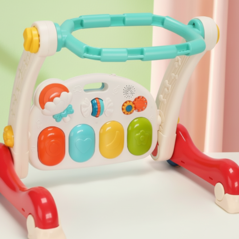 tapis éveil bébé hibou piano