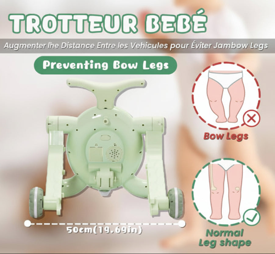 trotteur bébé trois en un explications jambles